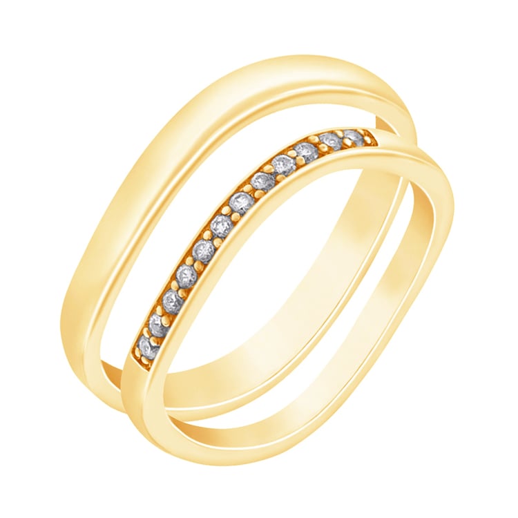 Snubné prstene zo zlata s diamanty 70945