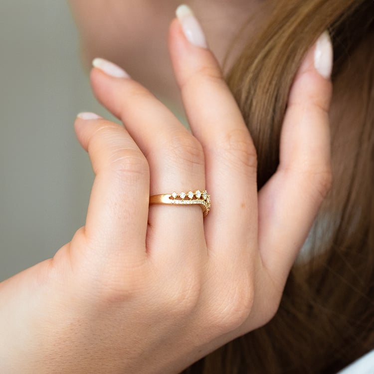 Diamantová dvojitá obručka Colin 144854