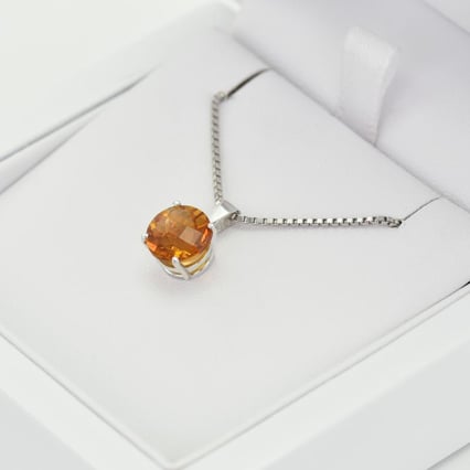 Zlatý prívesok s 1.70ct citrínom Atik