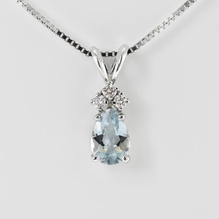 Náhrdelník s akvarínom 16128