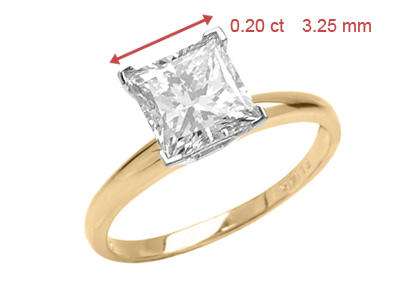 Diamantový zásnubný prsteň 53221