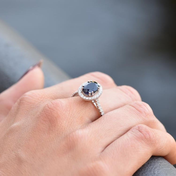 Zafírový prsteň 13068