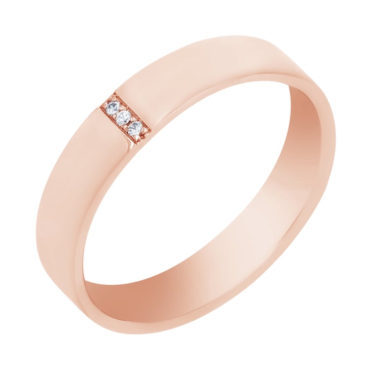 Zlaté svadobné prstene s diamantmi Xaria 105526