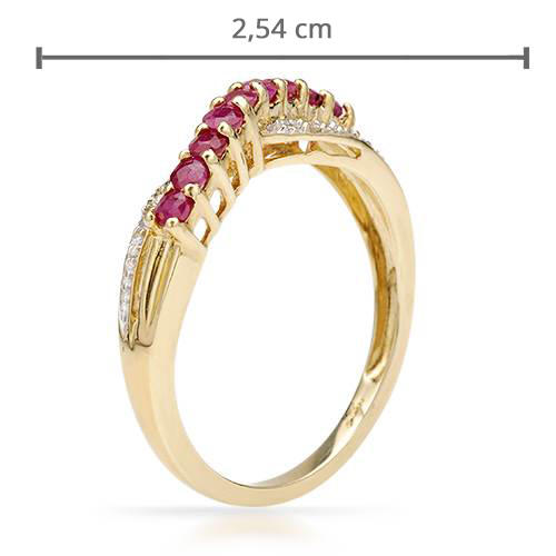 Diamantový prsteň zo žltého zlata 53458