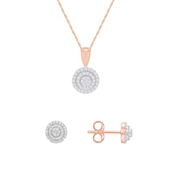 Diamantový set šperkov zo zlata Leilani