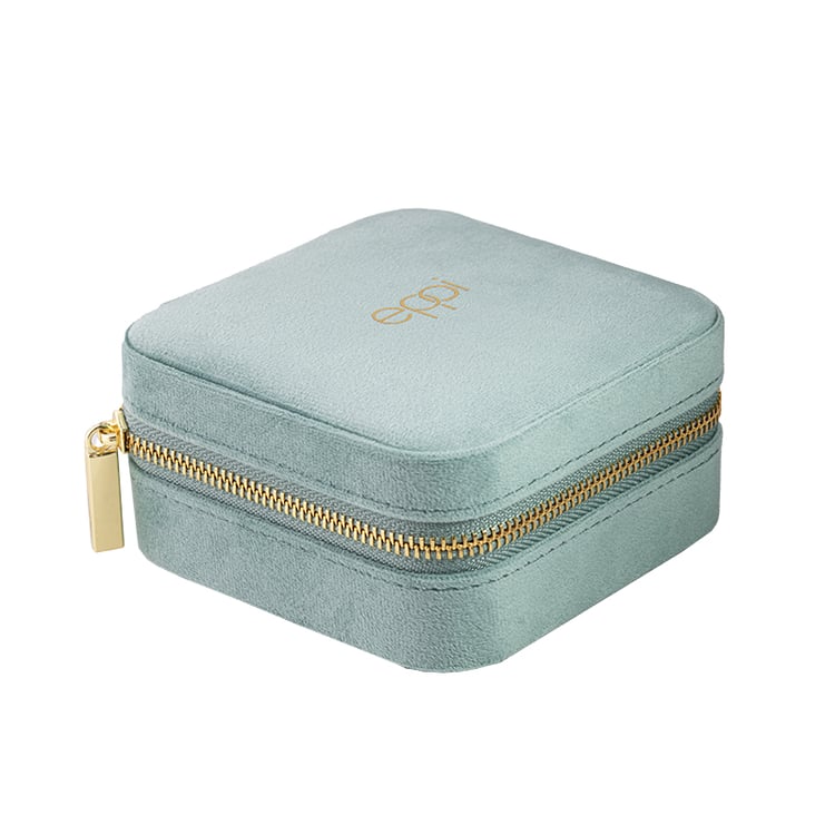 Stredná zelená cestovná šperkovnica Stegall