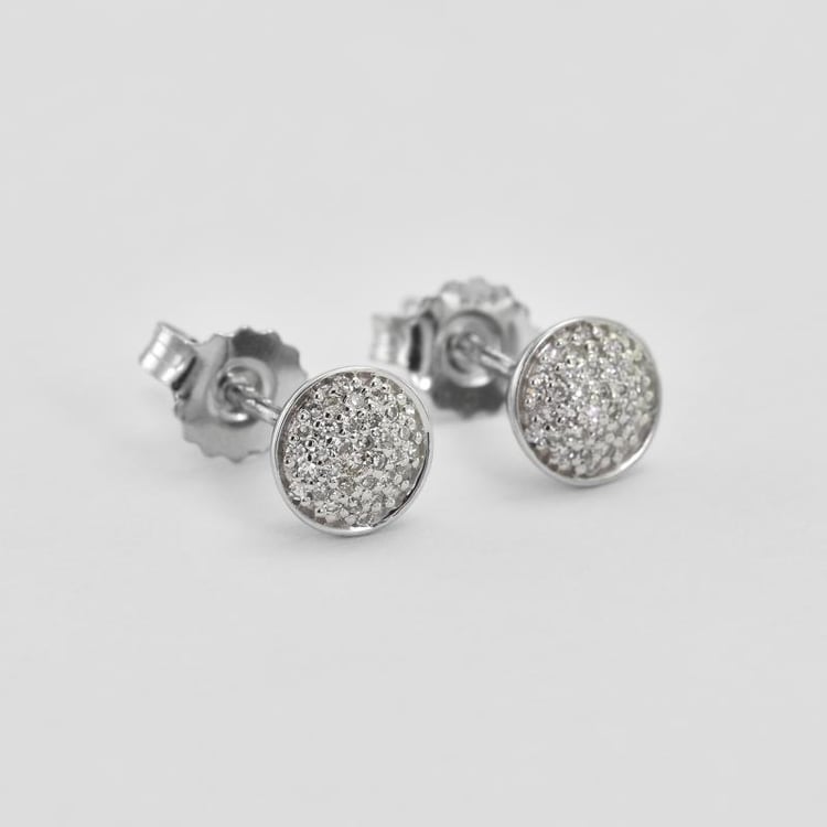 Zlaté náušnice s diamantmi 44919