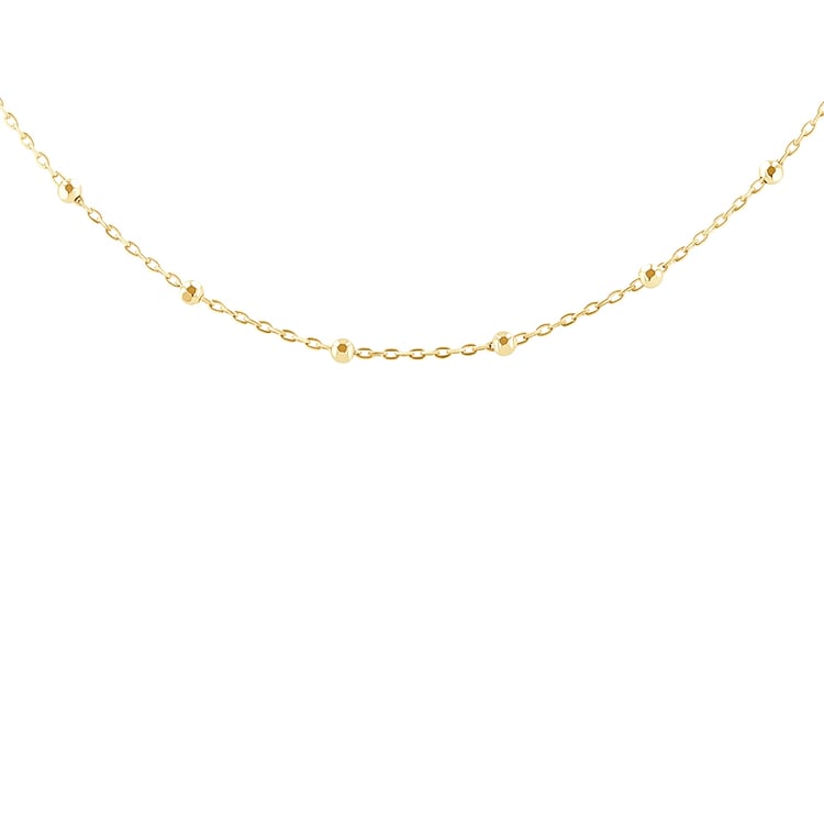 Retiazka s guličkami 45 cm zo 14k zlata 137437