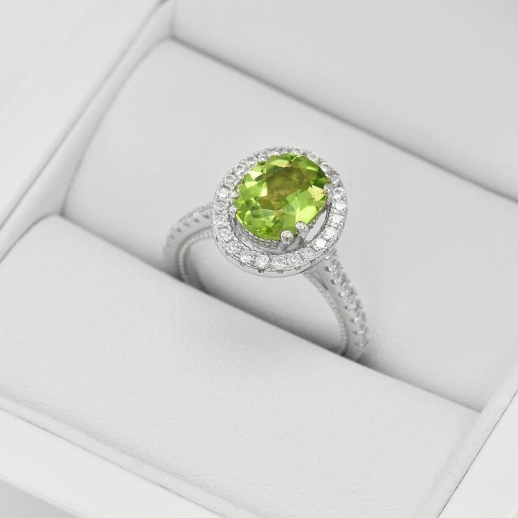 Olivínový prsteň 25099