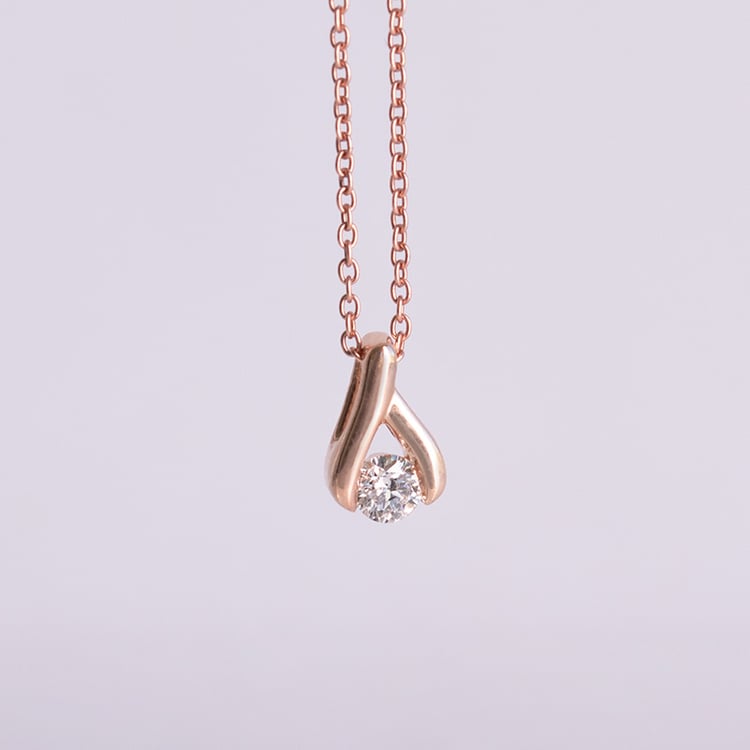 Minimalistický prívesok s diamantom Tressa 116573