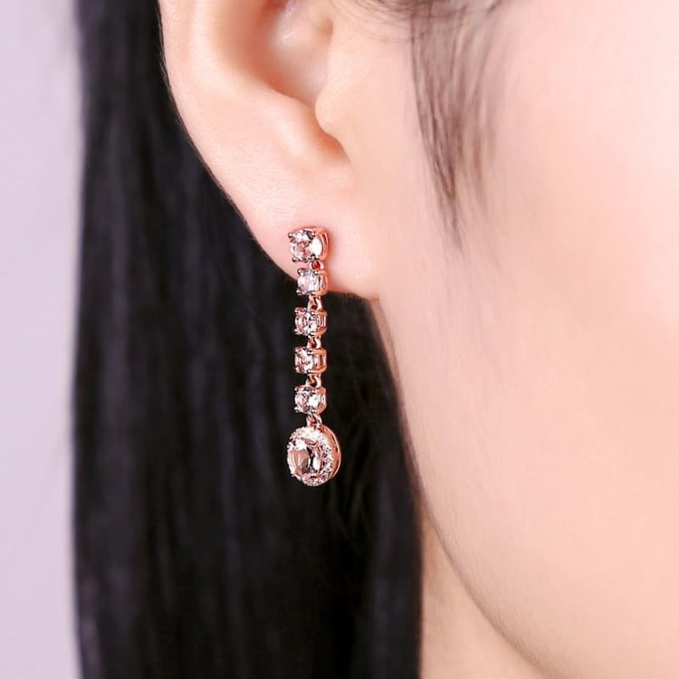 Náušnice s morganitmi 16811