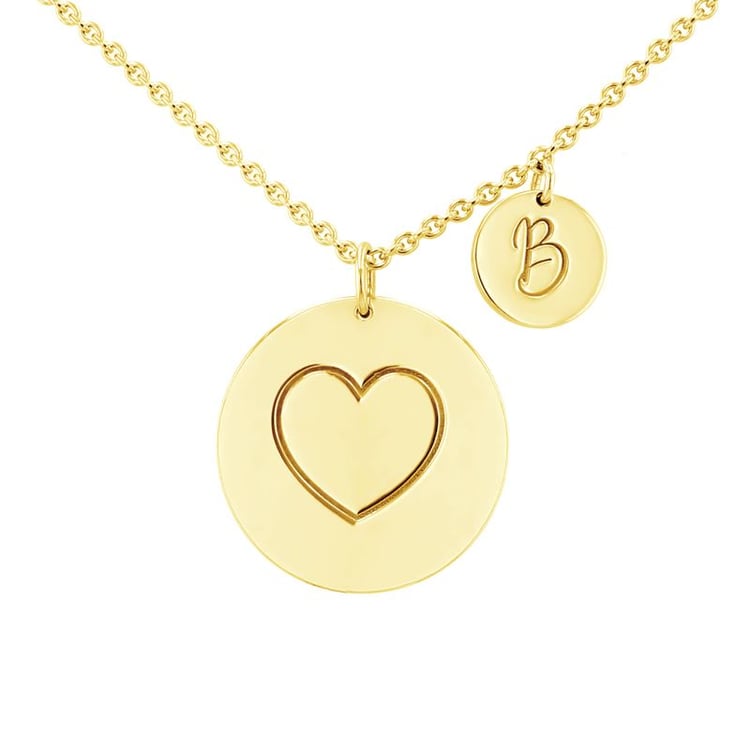 Strieborný prívesok so srdcom a gravírom písmena Teddie 99635