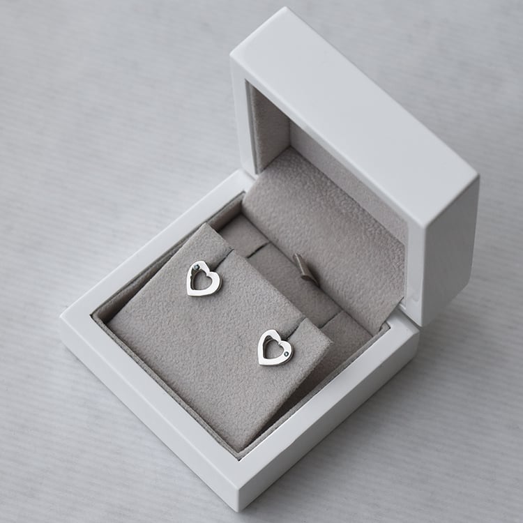 Strieborné srdce 73308