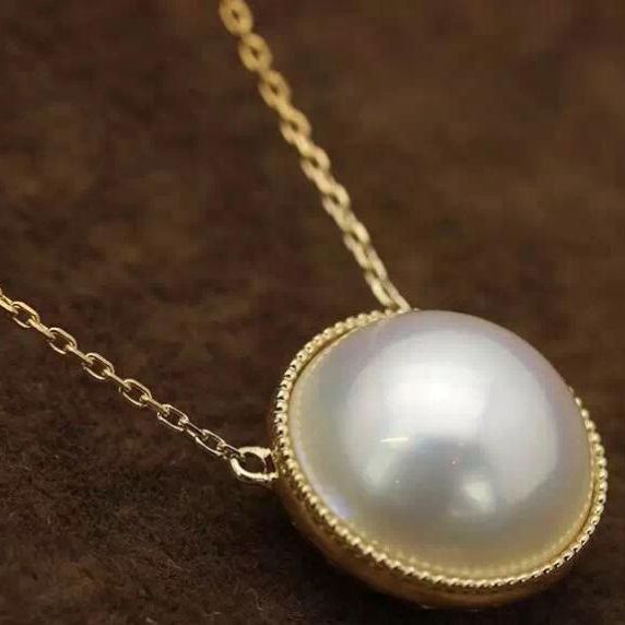 Náhrdelník zo zlata s perlou 10320