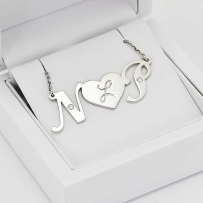 Náhrdelník tvorený z písmeniek