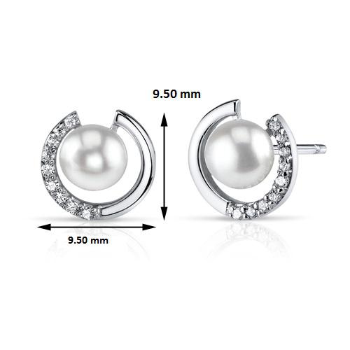 Strieborné náušnice 14054