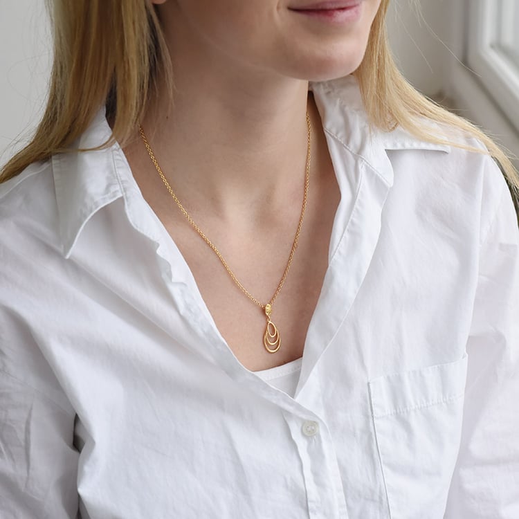 Pozlatený prívesok 90747