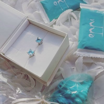 Náušnice s topásmi