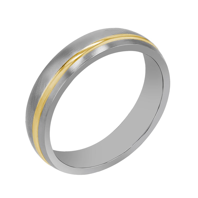 Snubné prstene z titánu a zlata Hunter 107423