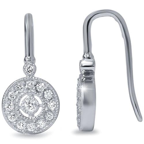 Zlaté diamantové náušnice