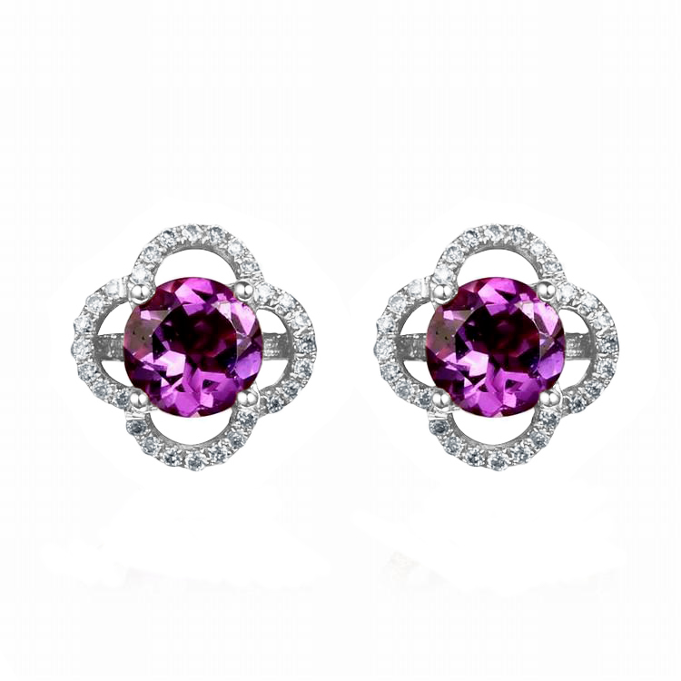 Náušnice z bieleho zlata 82500