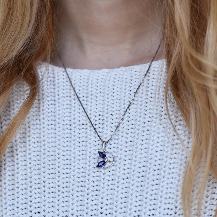 Kruhový strieborný náhrdelník 28408