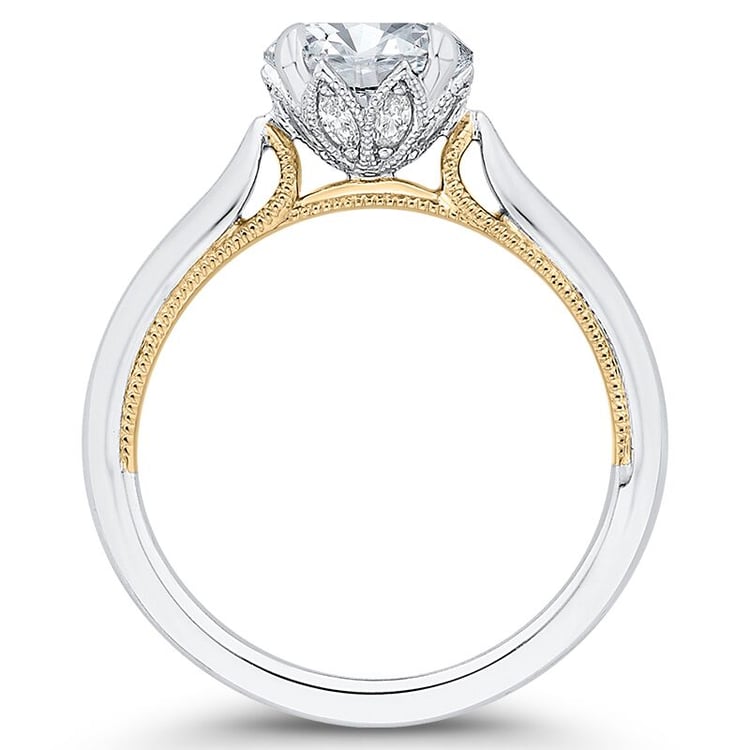 Zlatý zásnubný prsteň 66108