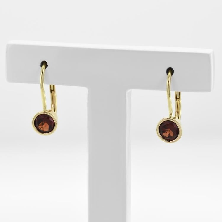 Zlaté visiace náušnice 50076