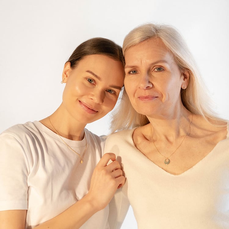 Set strieborných karma príveskov pre dvoch Caiden 99705