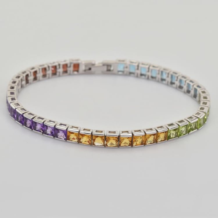 Náramok zo striebra Aditi 43634