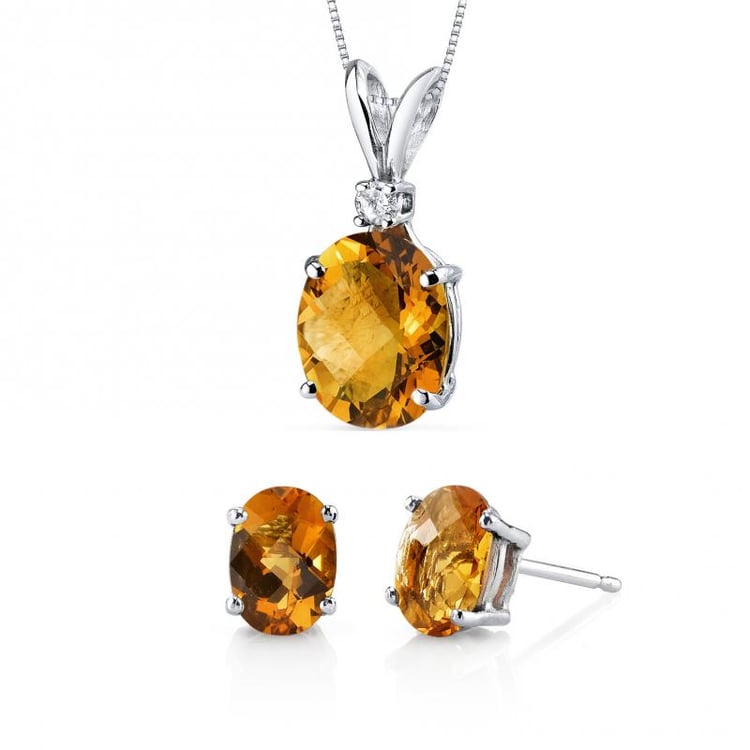 Zlatá citrínová kolekcia 20319