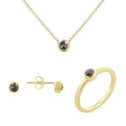 Set šperkov so salt and pepper diamantmi Jana