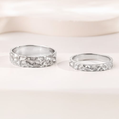 Svadobné obrúčky s atypickým povrchom Marry