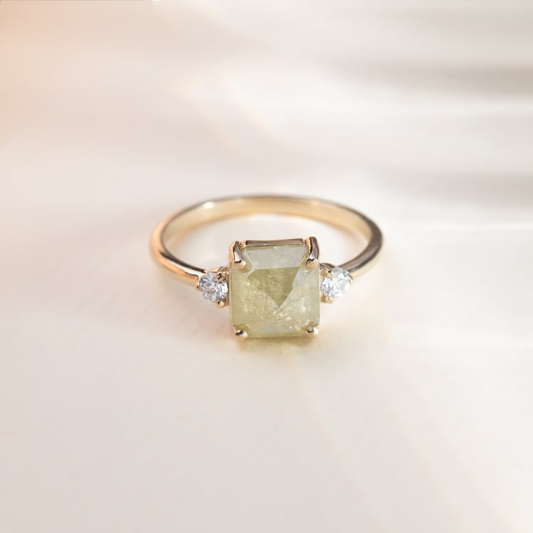 Prsteň so salt and pepper diamantom Anoop 152008