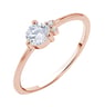 Cluster prsteň s lab-grown diamanty Aghate