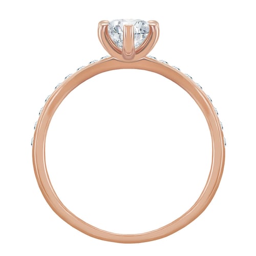 Zásnubný prsteň s lab-grown diamantmi Fuena