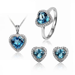 Zlatá topásová kolekcia šperkov Amisha