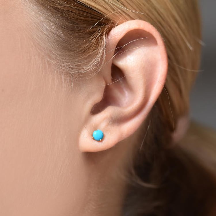 Tyrkysové náušnice 55427