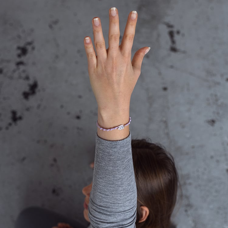 Povrázkový joga náramok so symbolom Om 134188