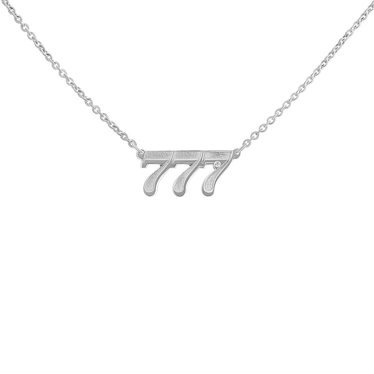 Náhrdelník s diamantom Anjelské čísla 132871