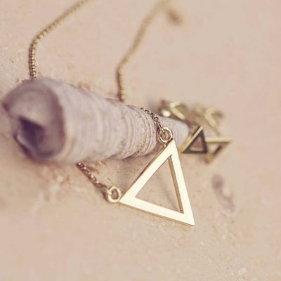 Zlatá kolekcia trojuholník