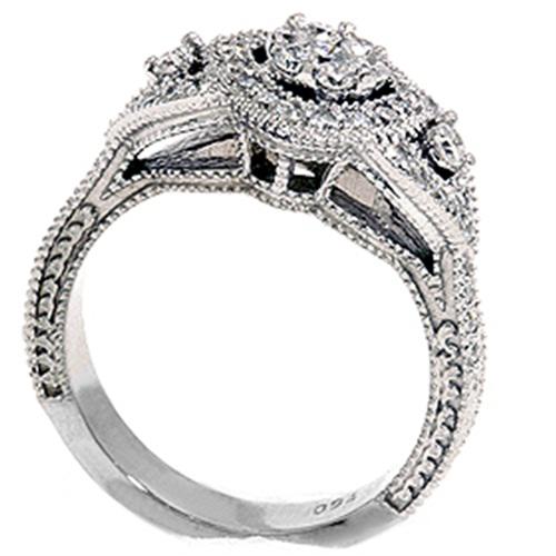 Zlatý zásnubný prsteň s diamantmi 4505