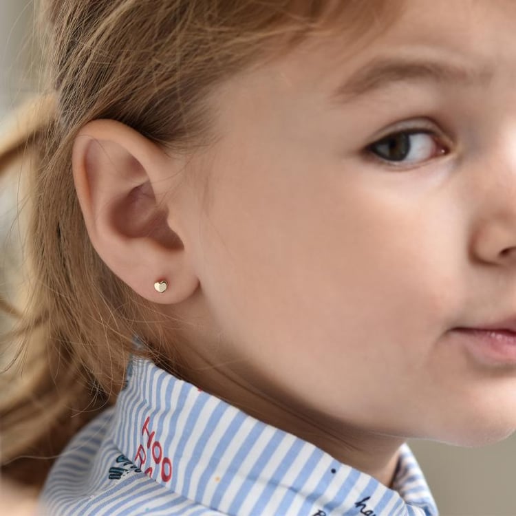 Detské náušnice zo zlata 39002