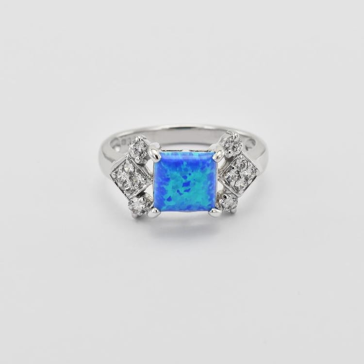 Prsteň zo striebra 27923