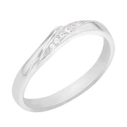 Prsteň z bieleho zlata s lab-grown diamantmi Maiara