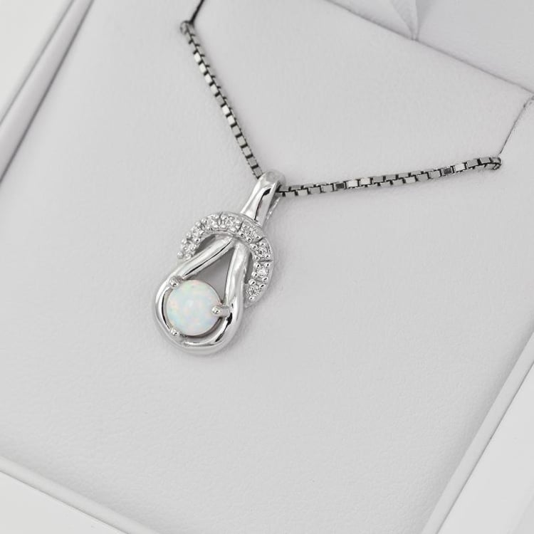 Strieborná opálová kolekcia 28215