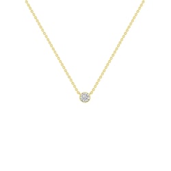 Minimalistický náhrdelník s diamantom Vieny