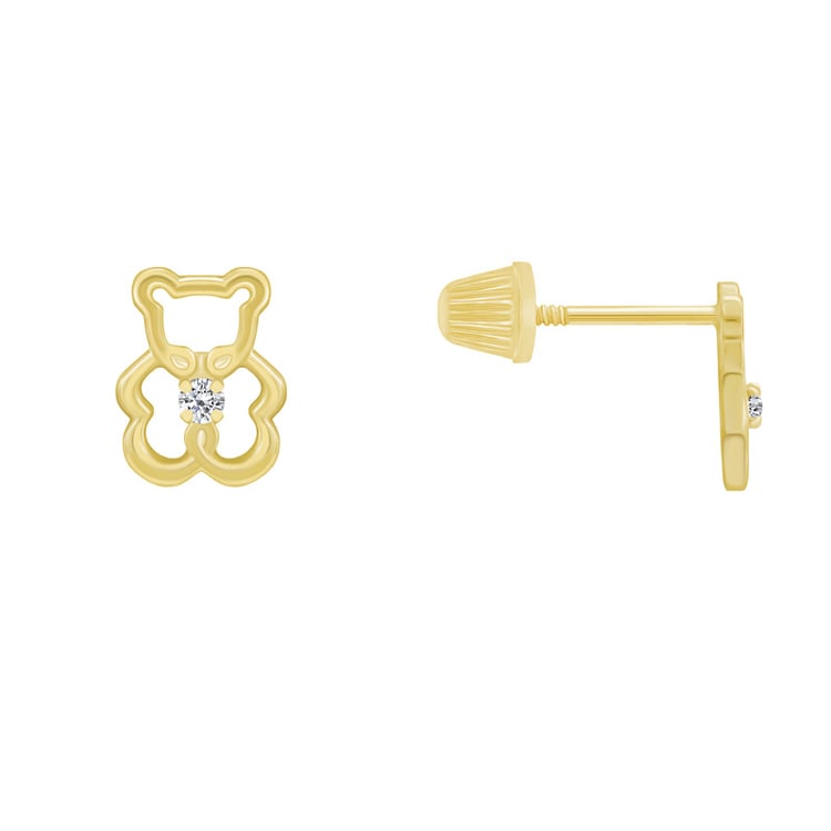 Náušnice s medvedíkom 38790