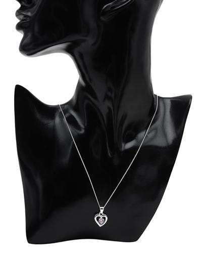 Náhrdelník s ružovým krištáľom 1074