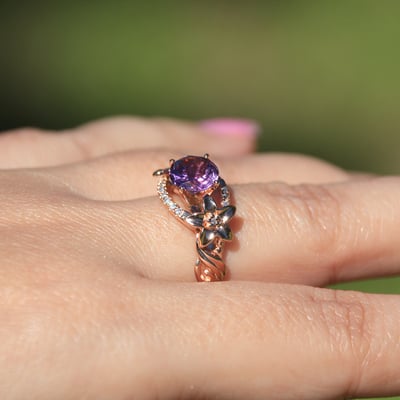 Ametystový prsteň